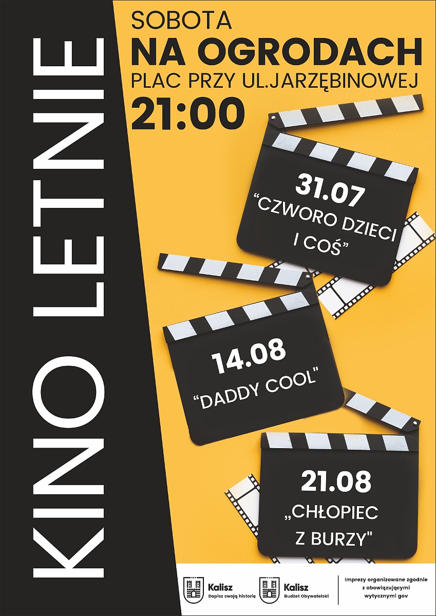 Kino Letnie Zielone Arkady 2018 Kino Letnie na Ogrodach \ Dla mieszkańca \ Aktualności \ Kalisz.pl